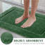 Turquoise Bath Mat Set Of 2, High Density Soft Microfiber Non-Slip Bathroom Mats, 53X86 Cm Bathtub Rug & 50X50 Cm Toilet Pedestal Carpet, Shower Rugs Machine Washable-1312651893