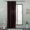 Extra Long & Extra Wide Faux Linen Decorative Curtain Single Panel