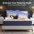 Hadrien 10" Cool Medium Firm Gel Memory Foam Pocket Spring Hybrid Mattress in a box with Certipur-US Certified Pocket Spring, Pressure Relief, and Motion Isolation-867199657