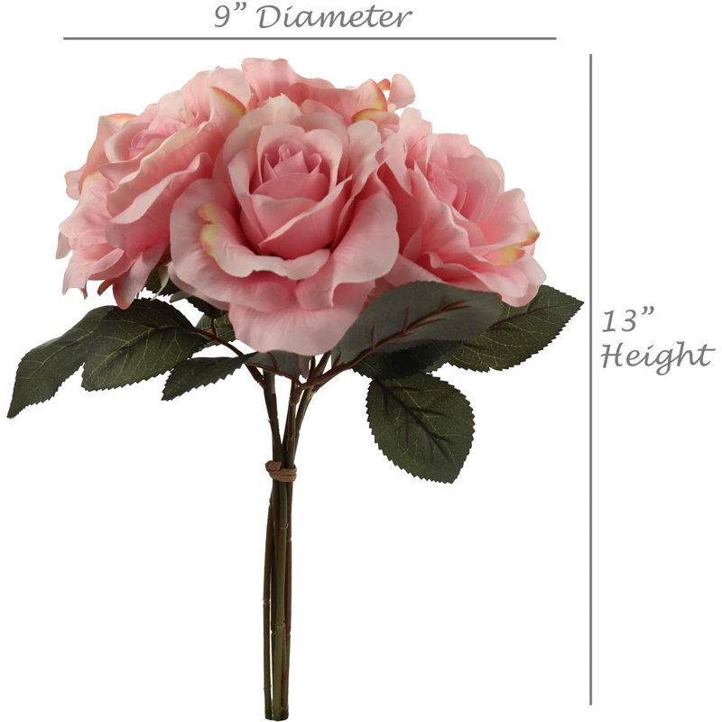 14" Rose Bouquet- 3 Pack