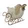 39.25" Ivory and Gold Sleigh Outdoor Christmas Decoration