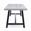 Table de salle à manger d'extérieur en métal rustique-501026250