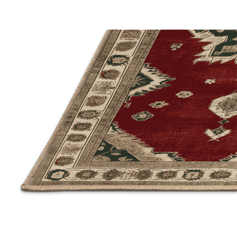 Tapis brun lavable à la machine, Tapis de couloir 2 pi x 4 pi