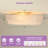 Arachne 20" Boho Caged Ceiling Fan with Layered Fabric Shades, Light Kit and Remote Control