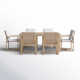 Joly 70'' Rectangular 6 - Person Outdoor Dining Set
