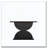 47''Double Semi-Circles 3d Hammer-Shaped Texture Base Wood Console Table