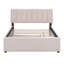 Lit plateforme tapissier double Teddy-1131387735
