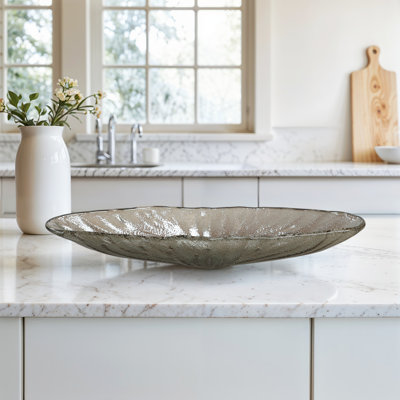 Salerno Large Italian Art Glass Tray