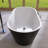 Bathtubs 67'' x 29.5'' Freestanding Soaking Acrylic Bathtub Contemporary Stand Alone Tub-92323363