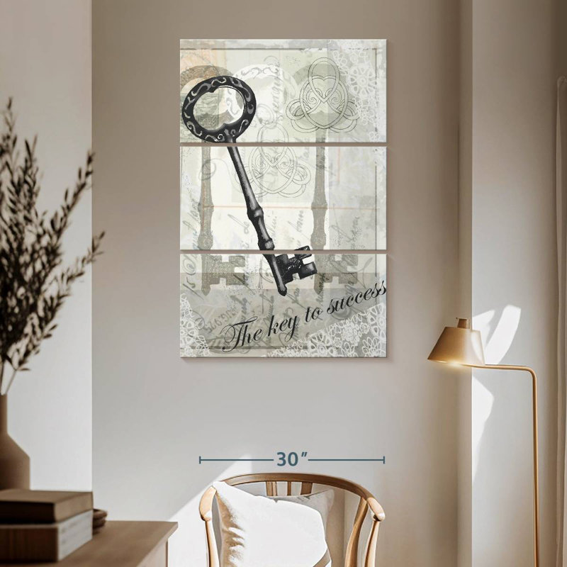 Key I, 65" H x 42" W