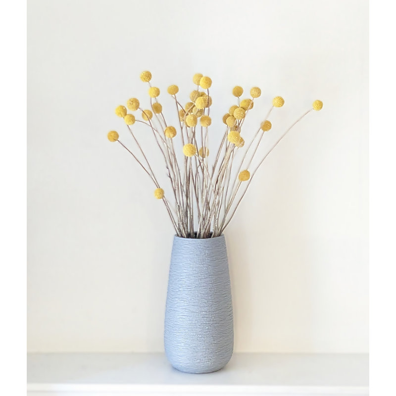 Vase de table en céramique Kemaree, Gris