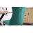 Contemporary Tufted Velvet Parsons Chair, Nailhead Trim & Back Ring-1978330757-1978330764-1960794942