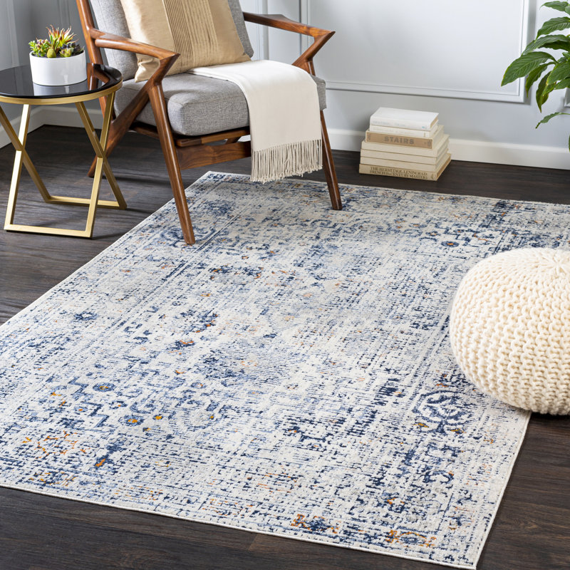 Jenneen Oriental Indoor Rug, Rectangle 6'7" x 9'