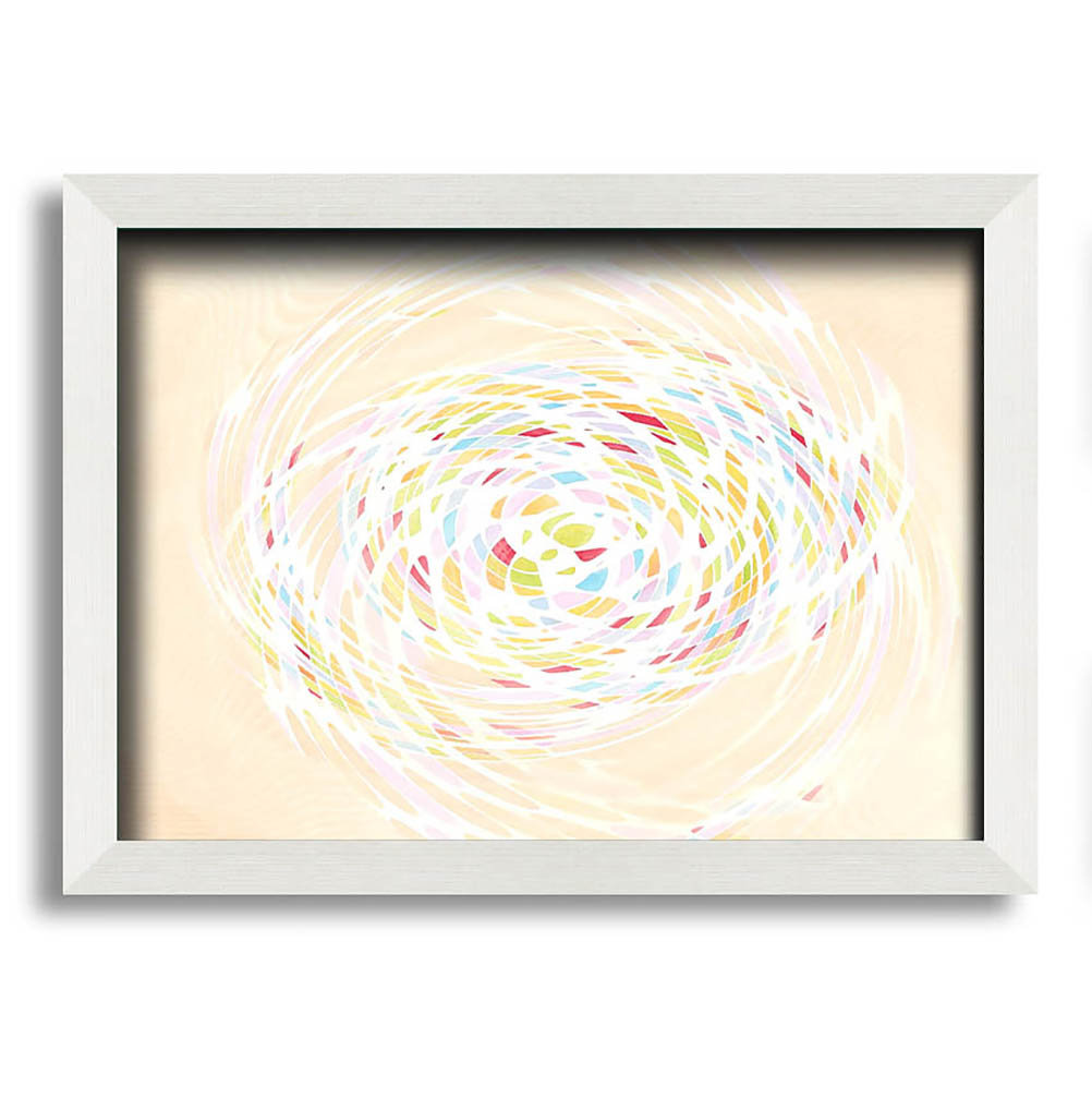 Gerahmtes Leinwandbild Pastel Swirl