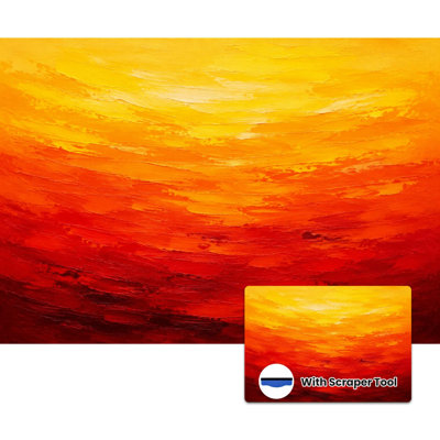 "Peel and Stick" 100 "L 100" x l 144 "murale moderne auto-adhésive pour chambre à coucher - avec coup de pinceau, reproduction d'art