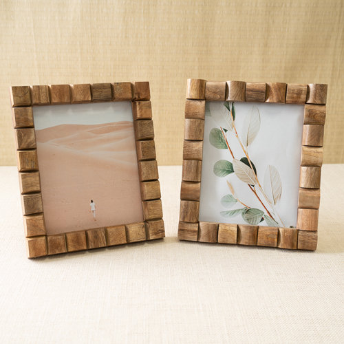 Haixin Brown Wood Picture Frame