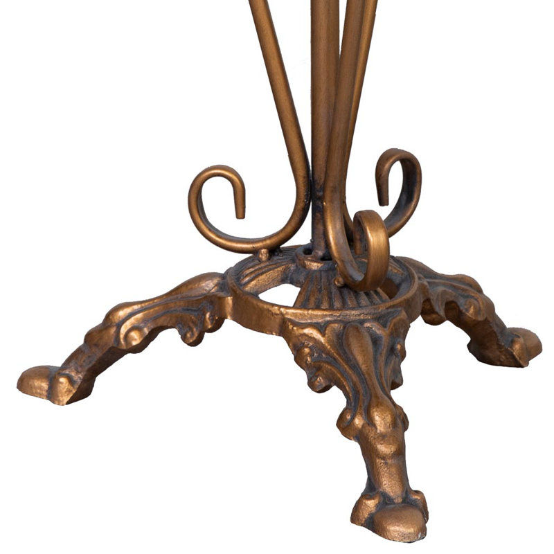 Homerville End Table, Antique Gold
