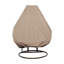 Fauteuil à œufs suspendu pour 2 personnes avec support LeisureMod, chaise de balançoire double pour patio intérieur et extérieur, fauteuil en osier robuste avec coussin résistant aux intempéries et housse imperméable pour la cour, le porche et la terrasse-723209036