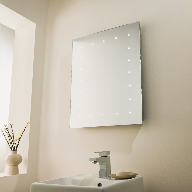 Toba Lighted Wall Mounted Bathroom/Vanity Mirror