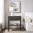Beckett Solid + Manufactured Wood Side Table in Anthracite