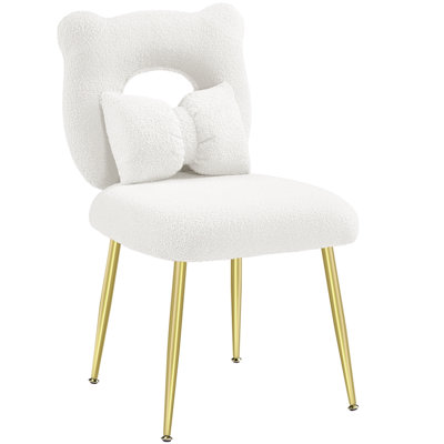 Upholstered Boucle Armless