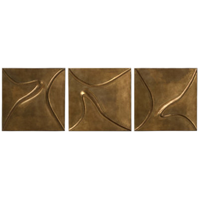 Ozias Wall Hanging-Smooth Golden