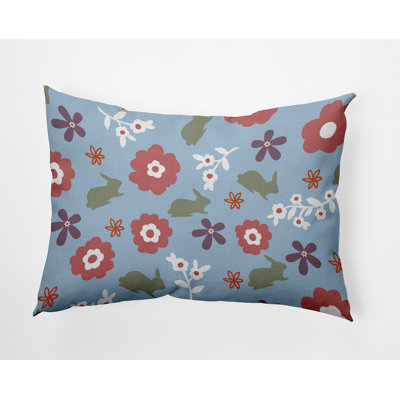 Polyester Lumbar Rectangular Pillow Cover & Insert by E by Design