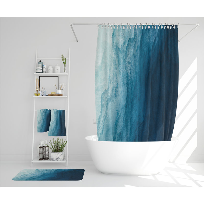 Natara Polyester Shower Curtain Set