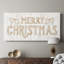 Merry Christmas - Toile tendue avec châssis - Prêt à accrocher-470365075