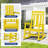 Wolak HDPE Oversized Modern Rocking Adirondack Chair(Set Of 2)-2004580083