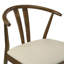 Ensemble de 2 chaises de salle à manger Wishbone, noyer-73507747