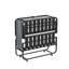 Lit pliant de 75 po x 46 po de large avec matelas en mousse à mémoire de forme de 5 po, tête de lit réglable, structure en métal robuste, convient à la chambre à coucher, mousse de 46 po spacieuse, cadre de 75 po pour personnes de grande taille, silencieux et stable