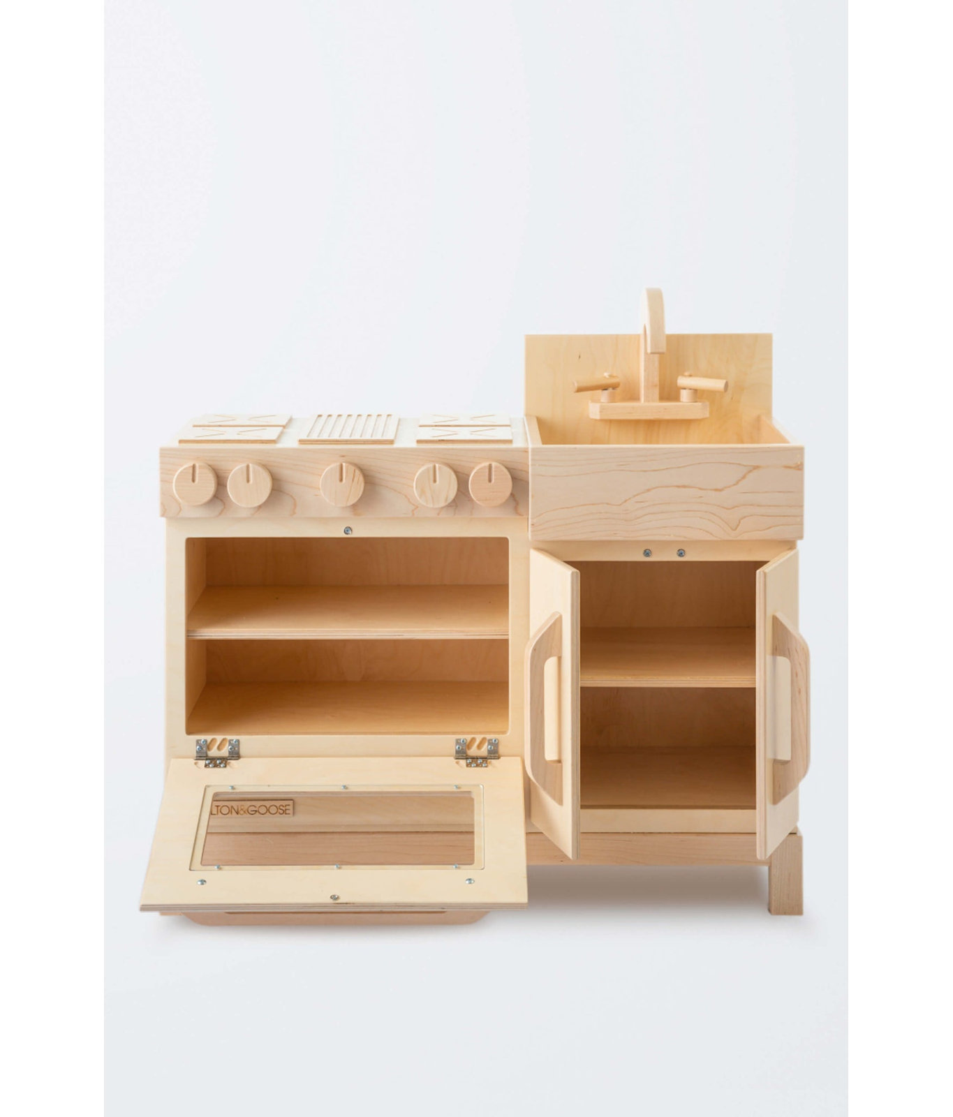Essential Wooden Play Kitchen, Natural