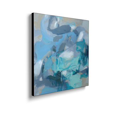 Reproduction d'art sur toile Steemplix, "Abstract Blues I" par Christina Long