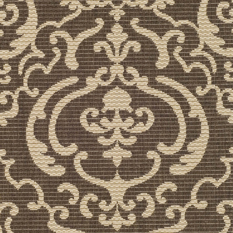Arellanes Performance Damask Indoor/Outdoor Area Rug, Runner 2'4" x 9'11"