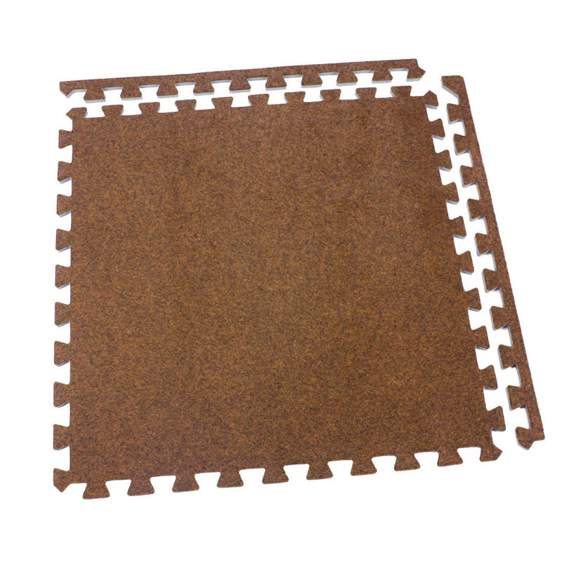 Carreau moelleux 24 po x 24 po, Brun