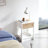 15.75" Rattan End Table With  Drawer, Modern Nightstand, Side Table For Living Room, Bedroom-169272915