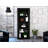 Brighton 5-Shelf Bookcase Black