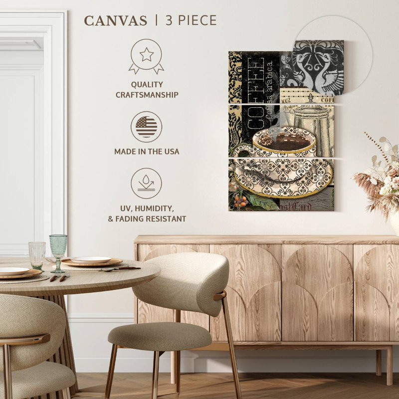 Tergel Coffee Art, 74" H x 48" W