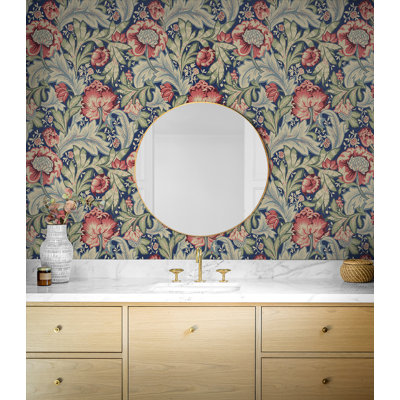 Non-Pasted Floral Wallpaper Roll