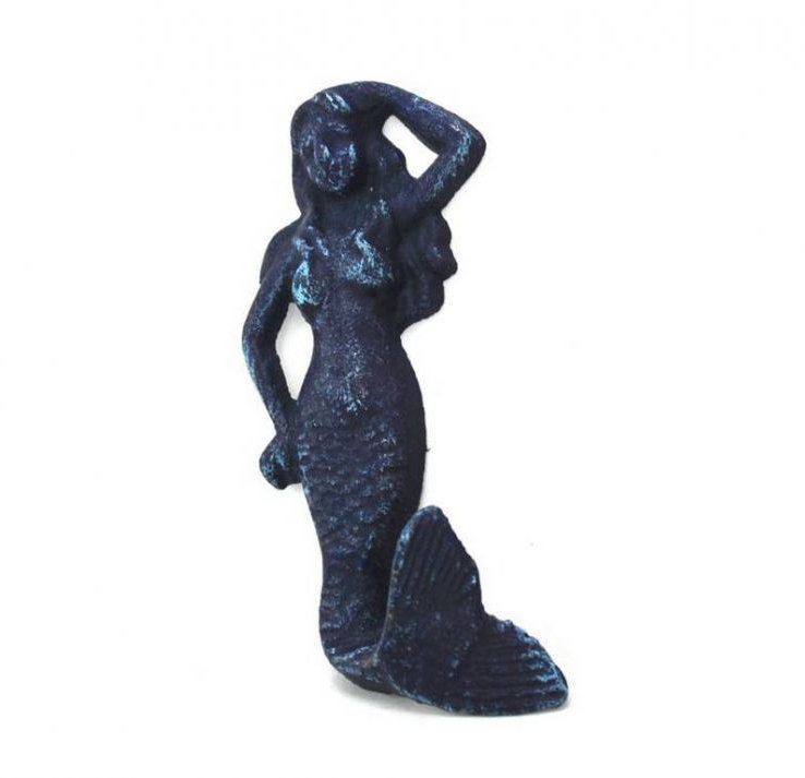 Crochet mural Burdine Mermaid, Mauve