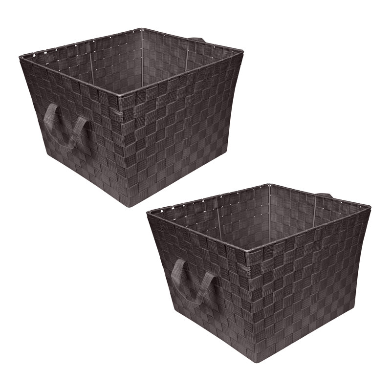 Panier de plastique, Grand, Choco, 2