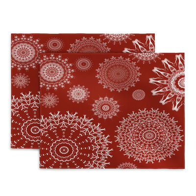 Cotton Floral Rectangle Placemat