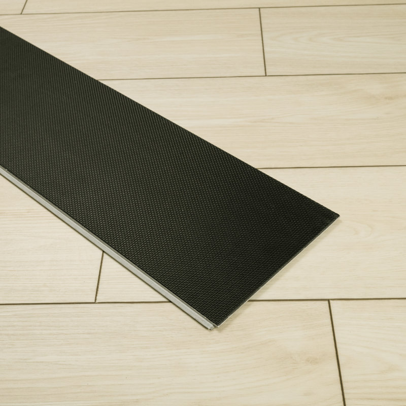 Plancher en vinyle de luxe à noyau rigide imperméable 7 po x 48 po 5 mm MSI Woodbay, Ivoire grillé