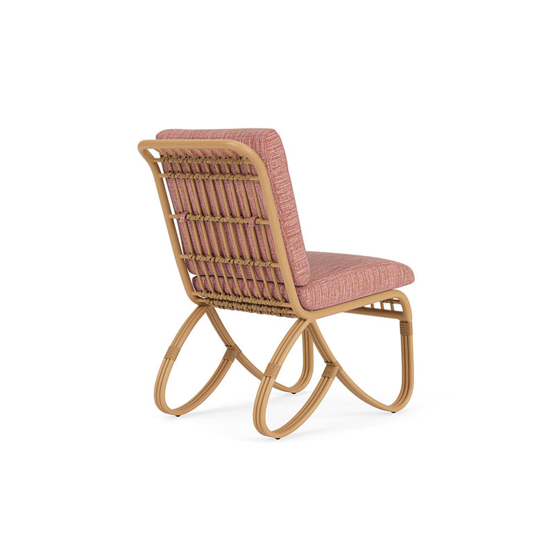 Riviera Outdoor Dining Side Chair, Friendly Carnival