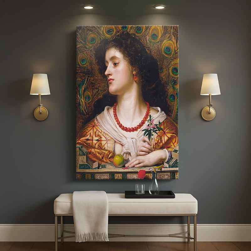 Vivien - toile tendue par Frederick Sandys, 40 po x 60 po