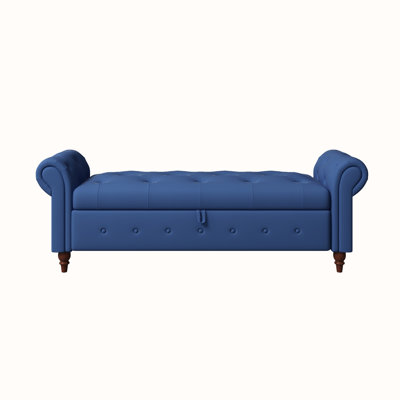 Alleisha Fabric Upholstered Storage Bench