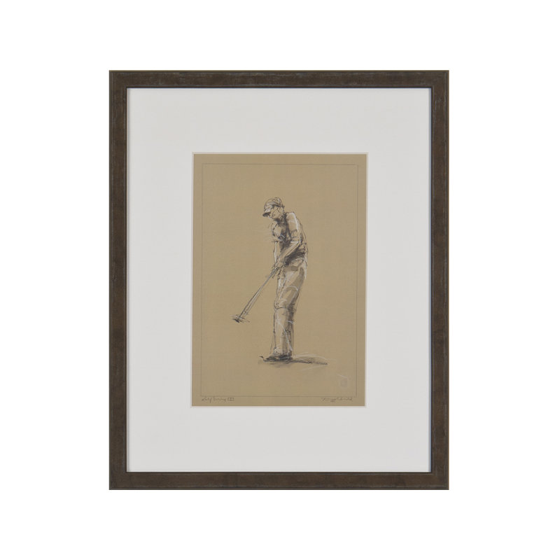 Golf Swing III - peinture encadrée