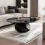 Table basse moderne simple ronde en marbre-104349803