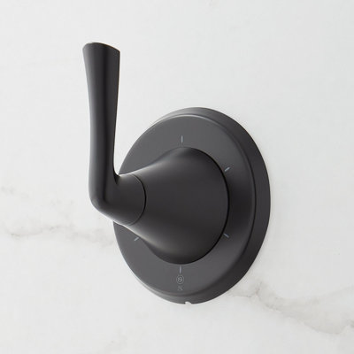 Provincetown In-Wall Shower Diverter Trim & Valve Kit - Matte Black